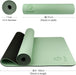 Yoga Mat Non Slip, Eco Friendly Exercise Mat with Carrying Strap
