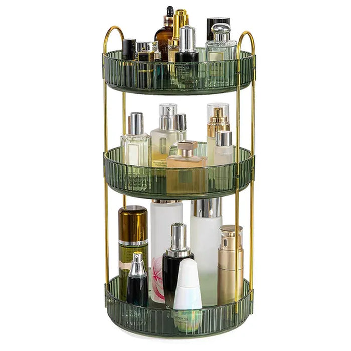 3-Tier Rotating Makeup Organizer