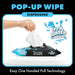 Flushable Potty Training Water Wipes, Unscented, 168 Count