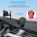 3M [6 Pack] Sticky Adhesive Pads Replacement Mounting Tape, Dashboard Sticker for Magnetic Phone Car Mount, Double Sided 3M Adhesive Pads, with 2 Dry Wipes