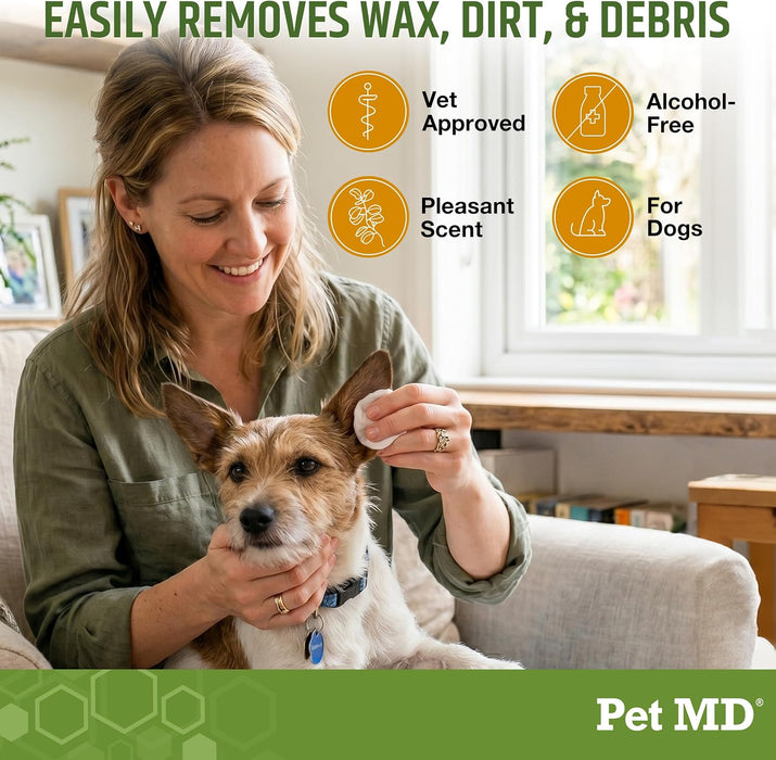 Dog Ear Cleaning Wipes – Otic Cleanser for Dogs - 100 ct