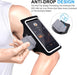 Running Armband for iPhone 18 Pro Max 17 16 15 14 13, Galaxy S26/S25/S24/S23, with Card Slot & Key Pockets, Sports Arm B