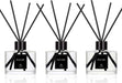 Reed Diffuser Set of 3 for Bathroom Air Fresheners, Oil Diffuser Sticks | Fresh Linen, Ocean, Eucalyptus & Mint Scent(1.