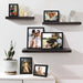 Picture Frames Set of 10, Including 8x10, 5x7, 4x6 Black Frame