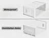 Clear Shoe Storage Boxes, Stackable Shoe Organizer for Closet