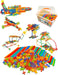 600PCS STEM Building Toys, Straw Constructor Toys Up Grade Engineering Building Sets for Kids Develops Motor Skills and 