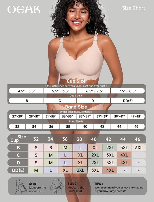 Women Value Series Jelly Bras Wireless Pushup Convertible Bra