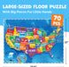 United States Puzzles for Kids Ages 3-5 - 70pc USA Map Floor Puzzle