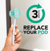 Clip-On Toothbrush Protectors, Peppermint Scent, 2 Count