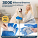 6PCS Grooming & Bath Supplies for Dogs, Cats | Dog Washing Gloves | Dog Bath Brush | Dog Shower Brush | Pet Grooming Glo