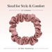 Satin Scrunchies for Women | For All Hair Types Terracotta, 6pcs