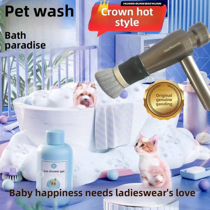 Universal Soft-Bristle Hair Dryer Brush Attachment