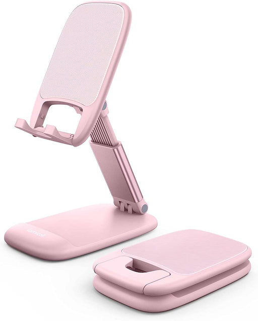 Pink Phone Holder, Desk Accessories - Rose Gold Office Holder