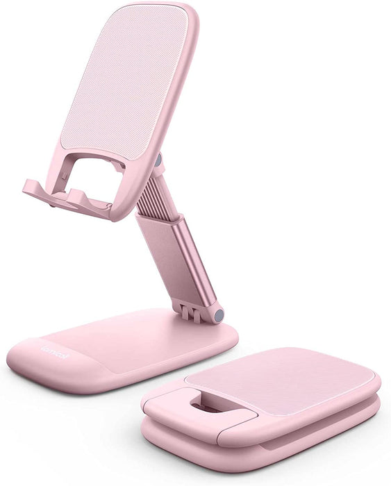 Pink Phone Holder, Desk Accessories - Rose Gold Office Holder