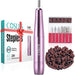 C40 Electric Nail Drill Professional, Precise Speed Dial, Purple