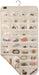 Hanging Jewelry Organizer,Accessories Organizer,80 Pocket Organizer for Holding Jewelries（Beige）