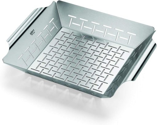 Weber® Deluxe Grilling Basket, Stainless Steel for Gourmet Grilling