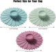Sunflower Silicone Cup Covers (Set of 3),Multicolored Silicone Lids