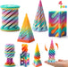 4 Pack Impossible Cone Fidget Toys, Pastel Color 3D Printed Spiral Cone, Kids Travel Toys for Anxiety Stress Relief, Birthday Gifts, Classroom Prizes, Party Favors for Kids & Adults