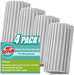 4 Pack Damp Dusting Sponge Duster, Grey Dust Cleaning Sponge, Reusable Household Cleaning Sponge Tool for Blinds, floorb