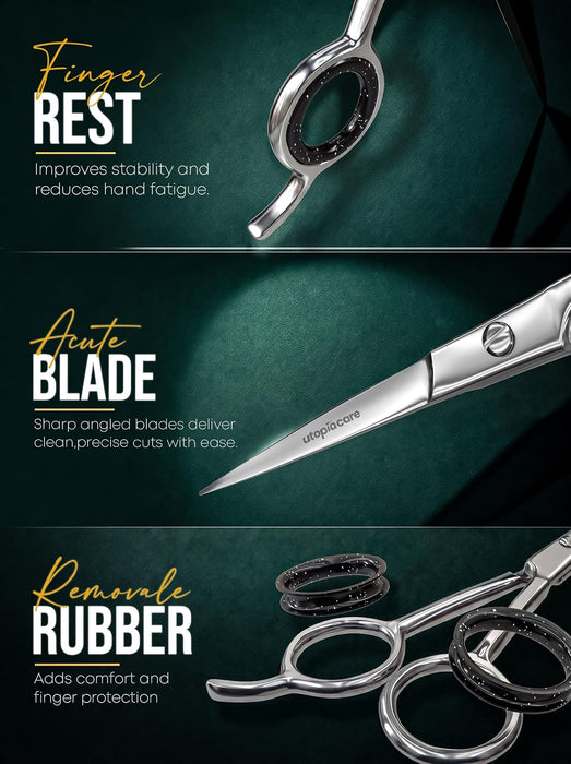 Hair Scissors Professional- 6.5inch Stainless Steel Hair Shears