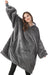 Wearable Blanket Hoodie, Oversized Sherpa Hooded Blanket Sweatshirt, Super Warm and Cozy Hoodie Blanket for Women Men Adults