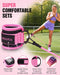 Resistance Bands Set – Resistance Band and Adjustable Ankle Exercise Bands with Cuffs Great Equipment for Training, Work