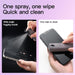 Touchscreen Screen Cleaner Kit 2 Pcs, Phone, Tablet and Car Screen Cleaner, Two in One Spray and Microfiber Cloth(Grey&P