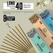 Incense Sticks Assorted Pack (180 gm), 100% Pure Organic Natural Hand Rolled Free from Chemicals - Perfect for Aromather
