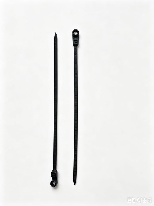 200 Pack 6 Inch Plastic Zip Ties with Screw Holes