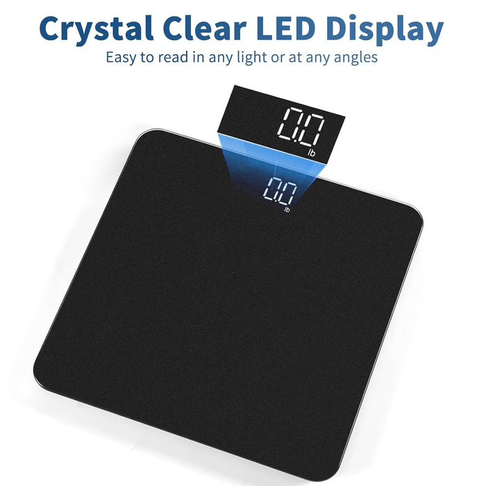 Bathroom Scale for Body Weight Accuracy 0.1lb, Weight Scale 400lb