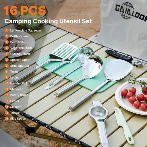 Camping Utensil Set, Camping Cooking Utensils & Kitchen Tools