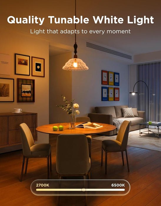 Govee Smart Light Bulbs, A19 Color Changing Light Bulb, 800 LM, E26 Base