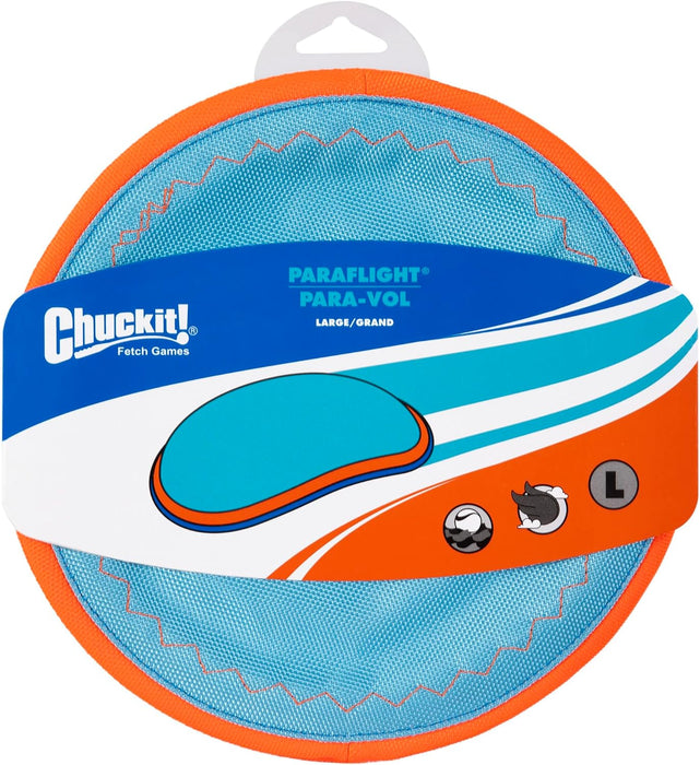 Paraflight Flying Disc Dog Toy, Floats, Size Large, 1 Pack