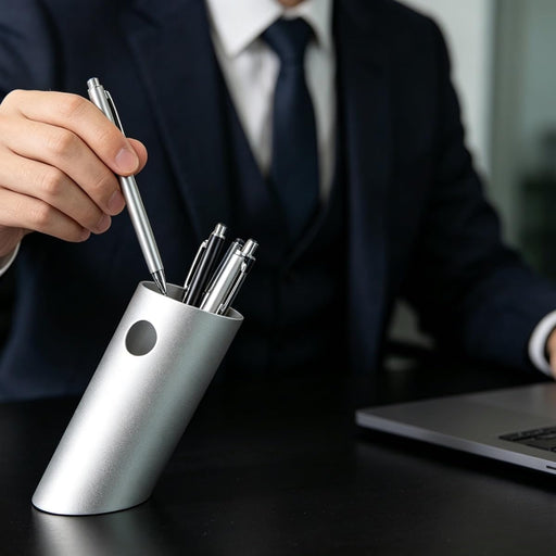 Aluminum Pen Holder, Pencil Holder, Pencil Cup, Desk Organizer