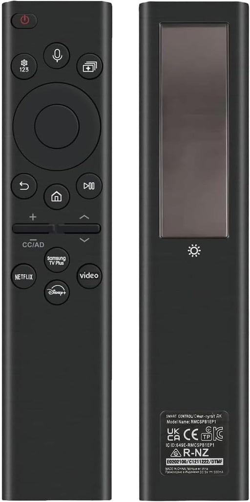 Rechargeable TV Remote for Samsung Smart TVs, Replacement for All 2019-2026 Samsung TV Remote Control with Voice Control