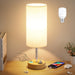 Bedside Table Lamp for Bedroom - 3-Way Dimmable Touch Lamp, USB A+C