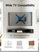 Full Motion TV Wall Mount for 26–65 inch TVs up to 80 lbs