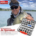 by KastKing Compact Fishing Tackle Kit for Bass Trout Panfish