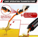 Fuel Transfer Pump Battery Powered - Portable Gas Pump With Nozzle - Orange