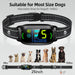 Dog Bark Collar, Rechargeable Smart Collar, Anti Barking Training Collar with 5 Adjustable Sensitivity Beep Vibration, Bark Collar for Large Medium Small Dogs (Black)