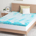 EGO 2 Inch Twin Mattress Topper Gel Memory Foam for Pressure Relief