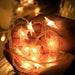 Christmas Decor Star String Lights Battery Operated, 20 ft 40 LED