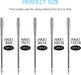 Sewing Machine Needles 50 PCS HAX1 Universal 5 Sizes Compatible with Singer