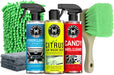 Complete Car Wash Cleaning Kit, Car Interior Detailing Kit with Car Wash Soap, Interior Detailing Cleaner, Wheel Cleaner, Wheel Brush, Dying Towel, for Cars Trucks RVs SUVs