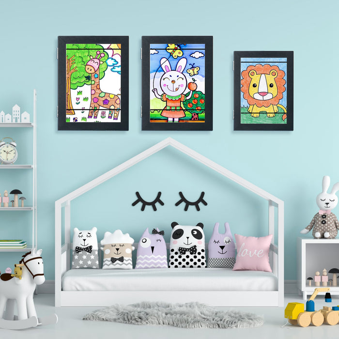 Front-Opening Kids Artwork Display Frame