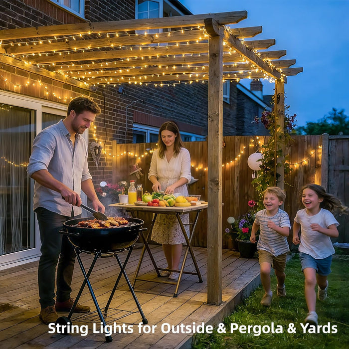 168FT 600 LED Christmas Lights Outdoor Waterproof String Lights