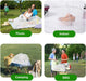 (6 Pack) Pop-Up Outside Picnic Mesh Food Covers Tent Umbrella for Outdoors and Camping Food Net Cover Keep Out Flies Mos