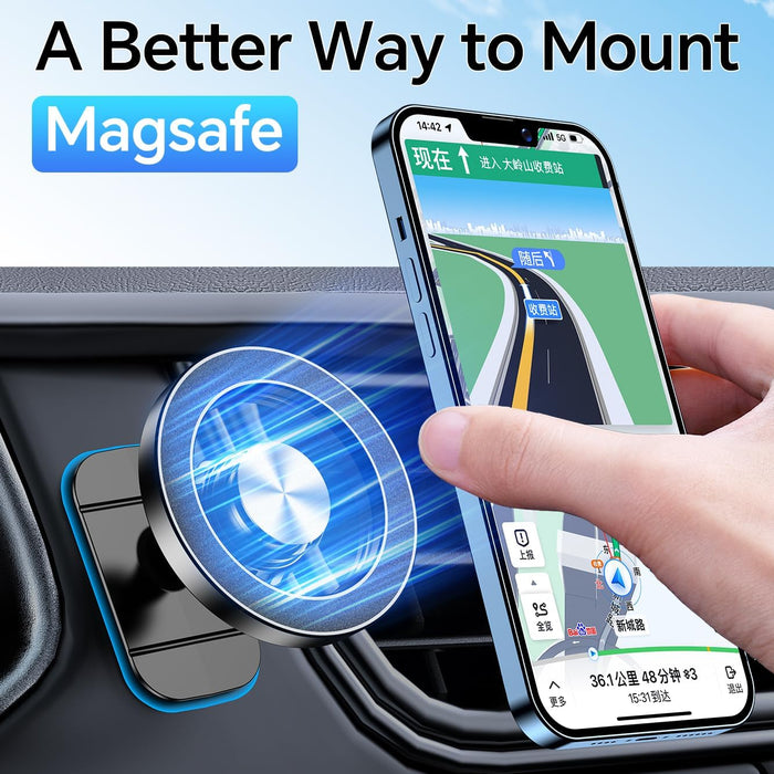 for Magsafe Car Mount【Strong Magnet】 Magnetic Phone Holder for Car Phone Holder Mount Dash Mounted Holders Phone Holders
