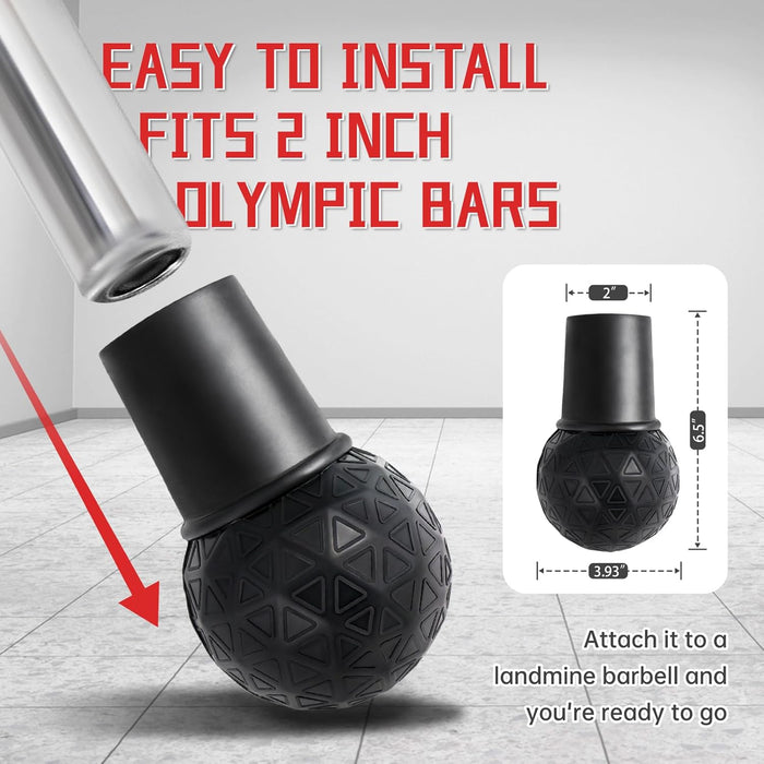 Landmine Attachment for Barbell,Barbell Landmine for Presses Rows Rotation Split Squats,Fits 2 inch Olympic Bars,T Bar Row Attachment for Gym Home